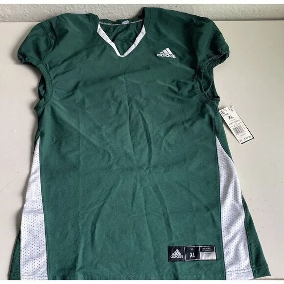 Adidas Woven Football Practice Jersey A1 Stock J Green GG7396 Men’s Sz XL NEW - Picture 1 of 14